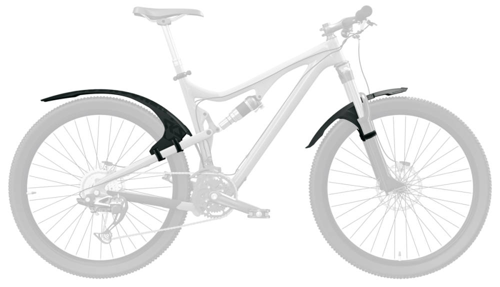 SKS VR-Steckschutzblech Mudrocker front 27.5-29" Länge 490 mm schwarz
