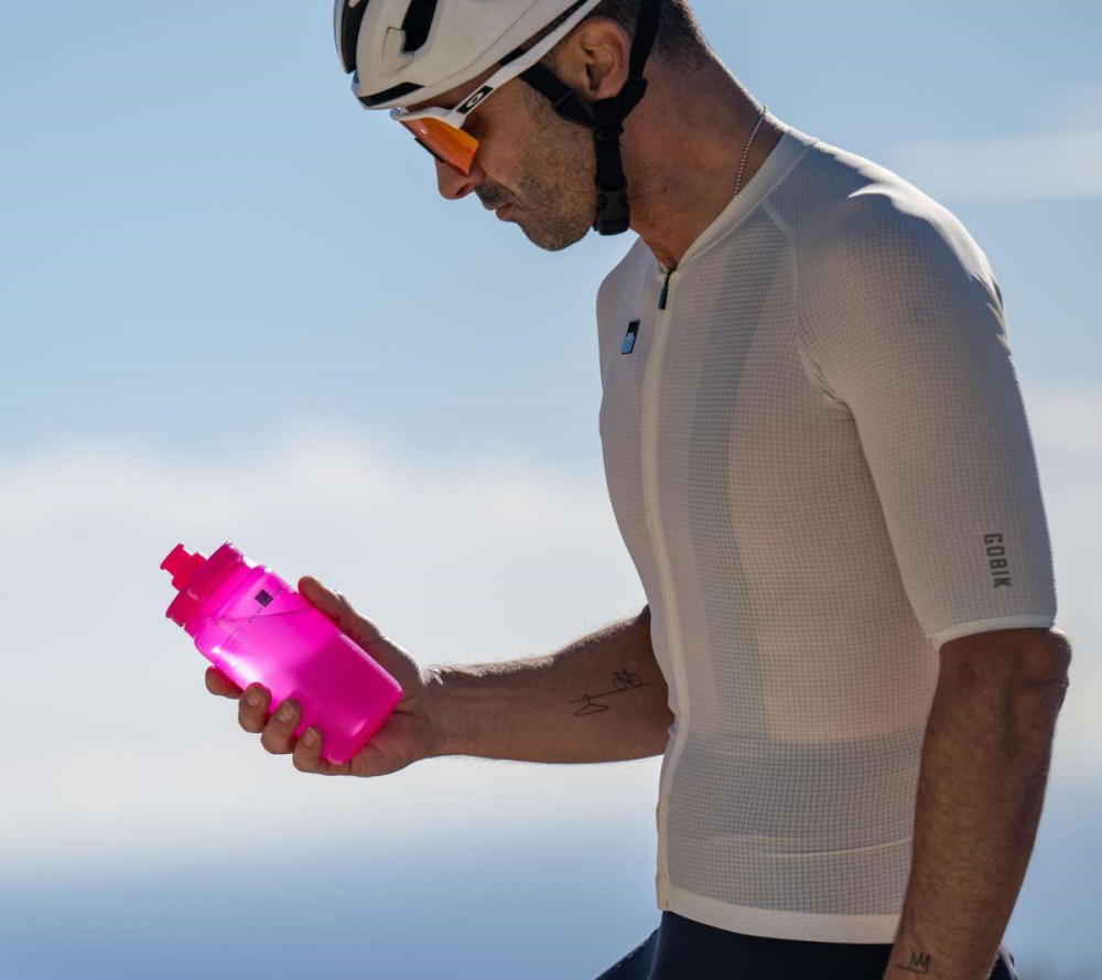 Elite Bidon Fly Tex 550 ml clear pink