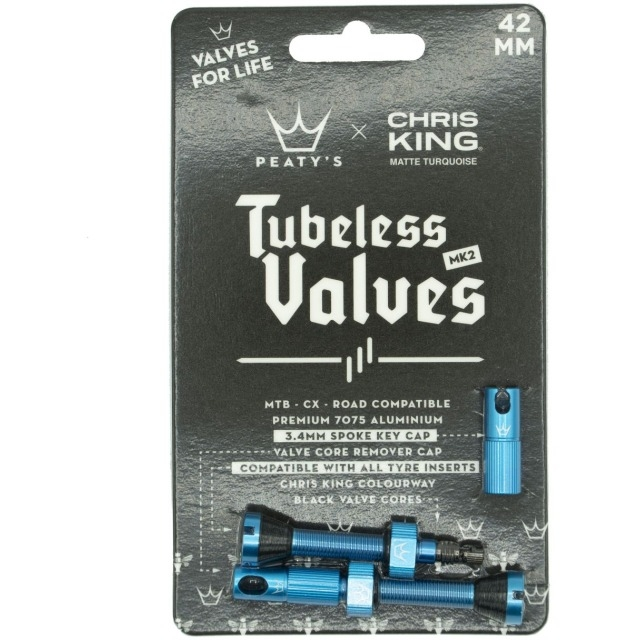 Peaty's Ventil Chris King TL MKII, 42mm türkies