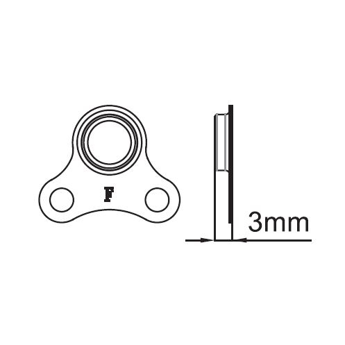 Tektro Speed Sensor Magnet 6​-​Loch – 3mm