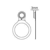 Tektro Speed Sensor Magnet Centerlock – 3mm