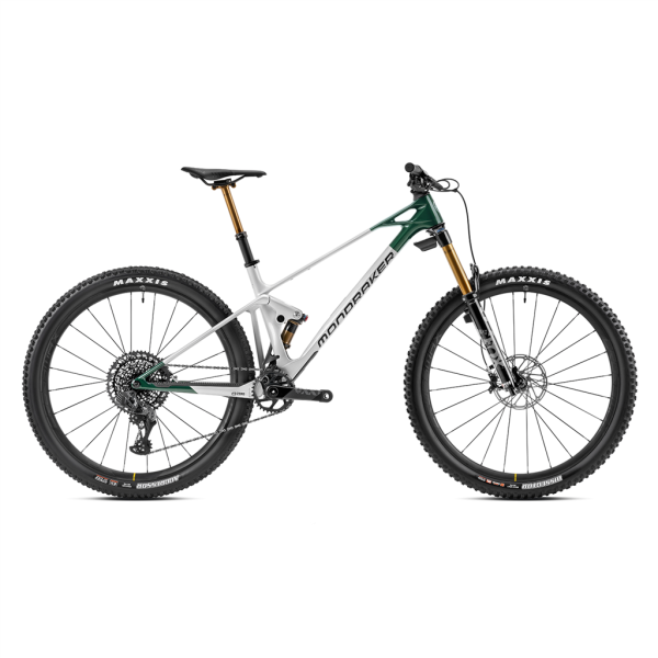 Mondraker RAZE CARBON RR SL, silver / green, M